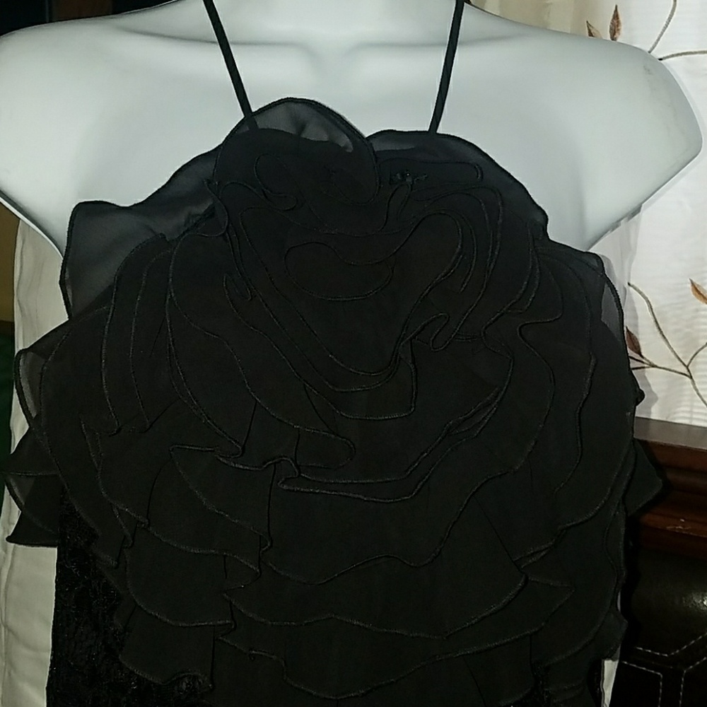 Beautiful black lace blouse BCBG MAXAZARIA.
